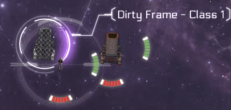 Screenshot of a ship frame and a finished ship