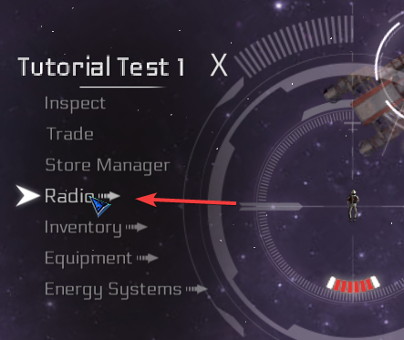 Screenshot showing where to find the Send Burst Message feature